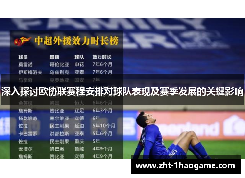 深入探讨欧协联赛程安排对球队表现及赛季发展的关键影响
